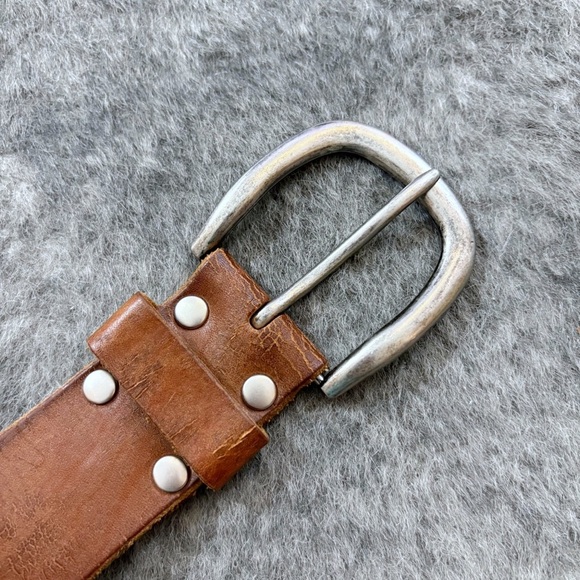 Genuine Leather Braided Belt 32 - Picture 6 of 11